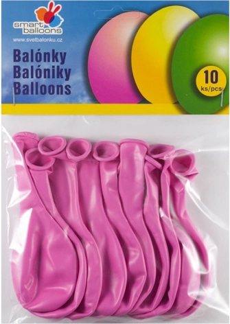 Zestaw 10 Różowych Balonów 26cm