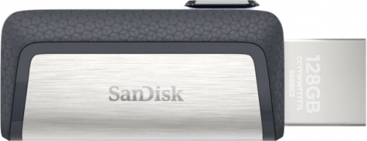 pendrive SanDisk Ultra Dual Drive USB Type‑C 128 GB, USB 3.1, do 150 MB/s