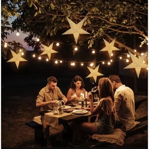 Świecąca papierowa gwiazda LED 50 cm