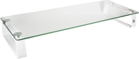 Szklana podstawka pod monitor 560 × 210 mm, udźwig 20 kg