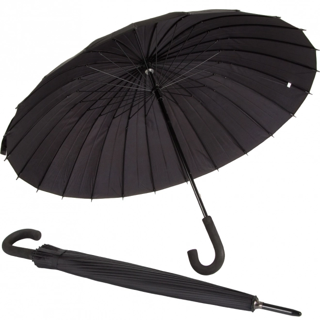 Elegancka czarna parasolka