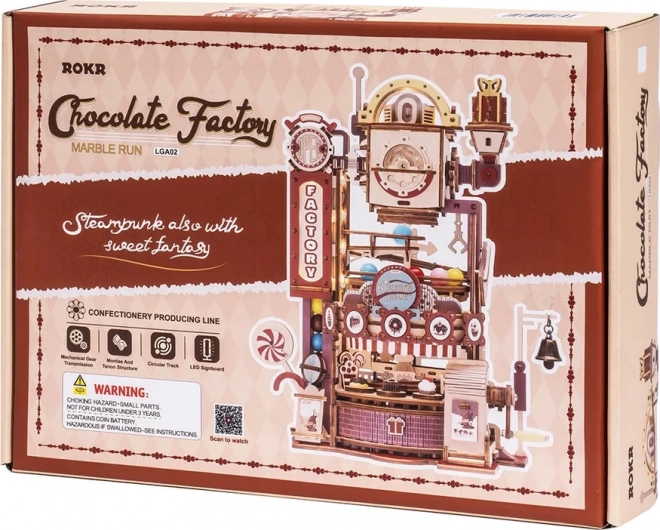 RoboTime 3D układanka kulkowa fabryka czekolady