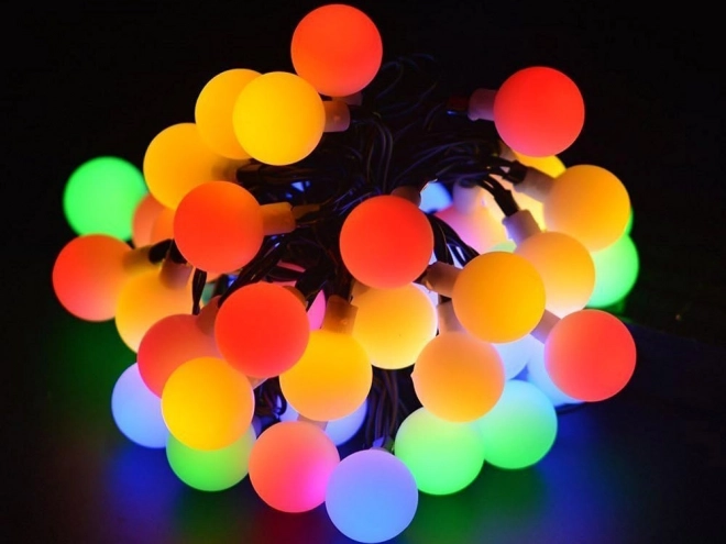 Solarny wielobarwny girlanda ogrodowa z LED