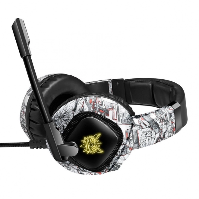 Słuchawki do gier Onikuma K19 Camouflage biała