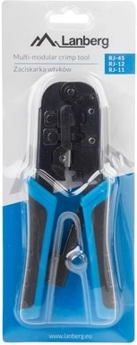 Szczypce zaciskowe do złączy RJ45/RJ12/RJ11 LANBERG
