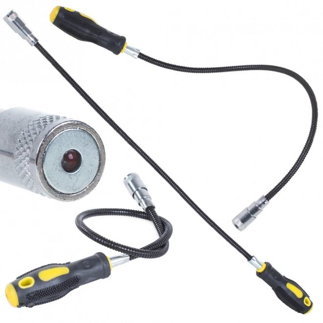 Elastyczny magnetyczny chwytak z lampą LED