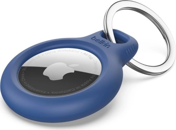 Bezpieczny uchwyt na klucze dla Apple AirTag – Niebieski