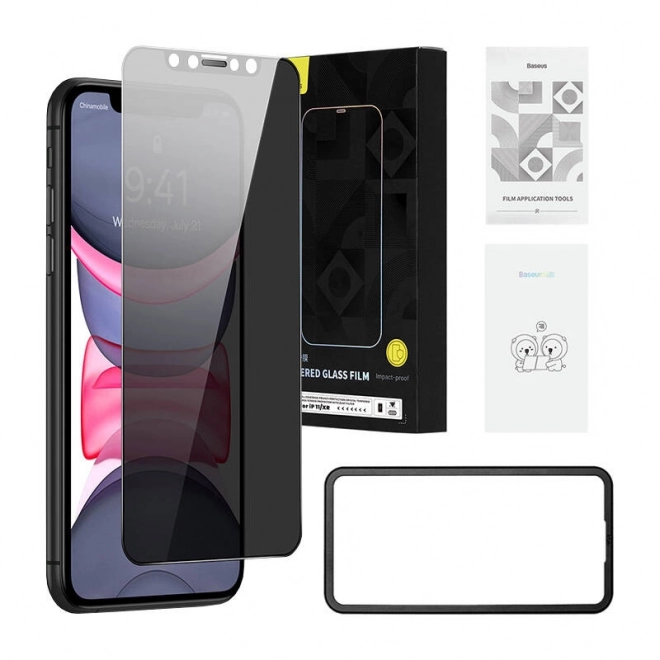 Szkło hartowane Baseus 0,3 mm dla iPhone 11/XR