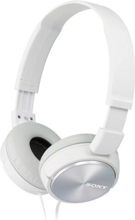 słuchawki Sony MDR-ZX310AP białe z mikrofonem