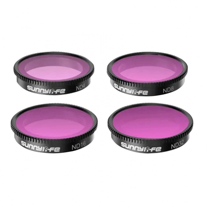 Zestaw 4 filtrów ND4+ND8+ND16+ND32 Sunnylife do Insta360 GO 3/2