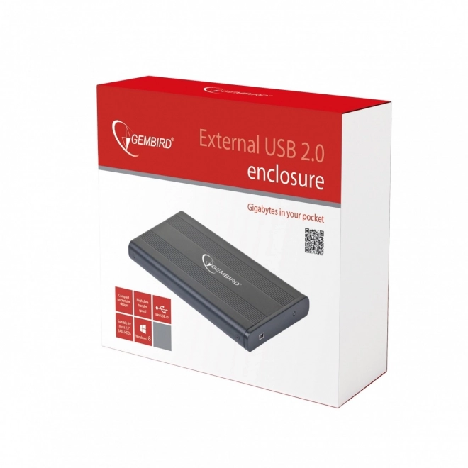 Obudowa na HDD 2.5'' SATA aluminiowa czarna