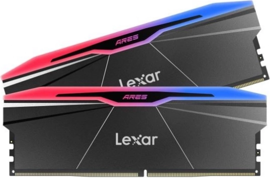 lexar ares rgb ddr5 32 gb (2x16 gb) 6000 mhz cl28 czarna