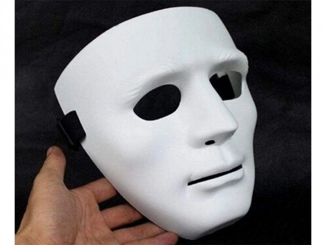 Biała maska na Halloween Myers