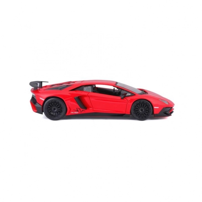 Metalowy model Bburago Lamborghini Aventador czerwony 1:24