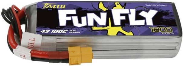 Tattu Fun Fly akumulator LiPo 1800 mAh 4S 100C z wtykiem XT60