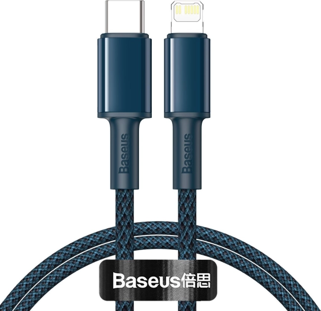 Baseus kabel danych do szybkiego ładowania USB-C na Lightning 20W, 1 m, niebieski