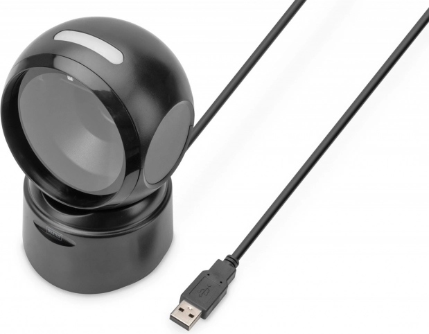 Stacjonarny czytnik kodów kreskowych USB 1D/2D z obsługą QR