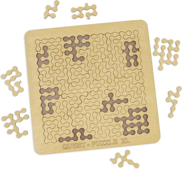 Drewniana łamigłówka logiczna QUEST PUZZLE XL – wyzwanie dla szarych komórek