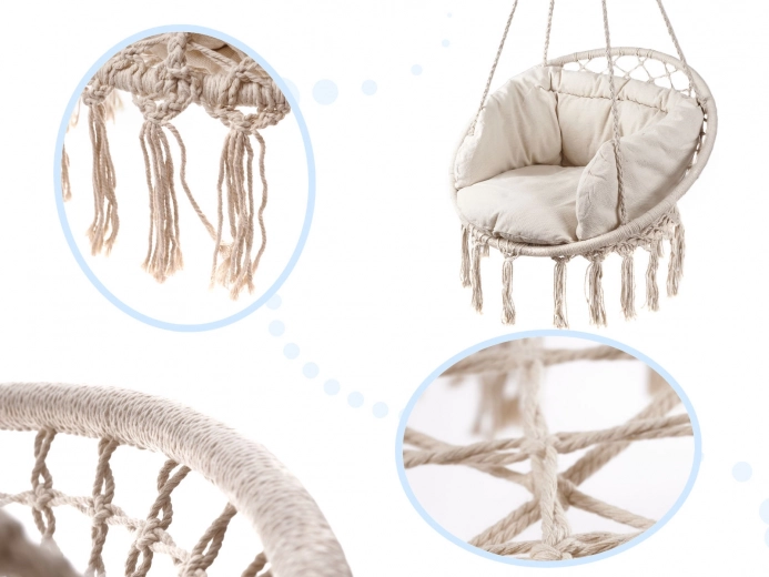 Stylowy design macramé