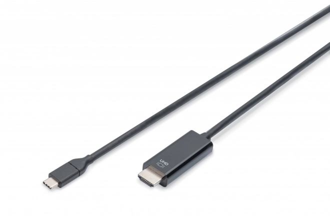 Kabel USB Type-C na HDMI do przesyłania sygnału wideo 4K/60Hz 5m czarny