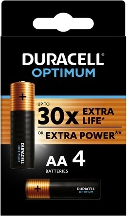 Baterie alkaliczne AA LR6 Optimum, opakowanie 4 szt.