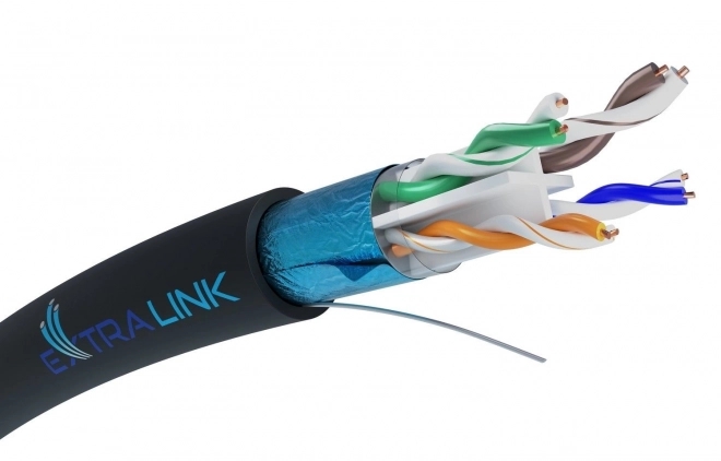 Kabel sieciowy Extralink CAT6 FTP zewnętrzny 305m