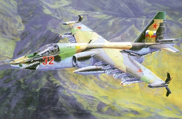 Model samolotu Suchoj Su-25K