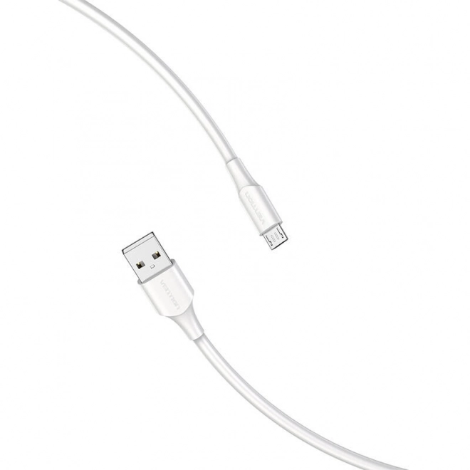 Kabel USB 2.0 z Micro USB Vention biały 1m