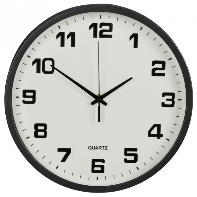 Duży cichy zegar ścienny 25 cm okrągły