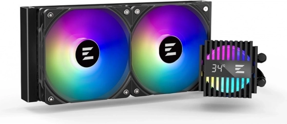 Chłodzenie wodne ZALMAN Alpha2 240 mm ARGB z wyświetlaczem temperatury