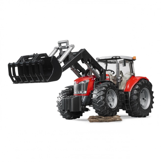 Traktor Bruder Massey Ferguson 7624 z przednim ładowaczem