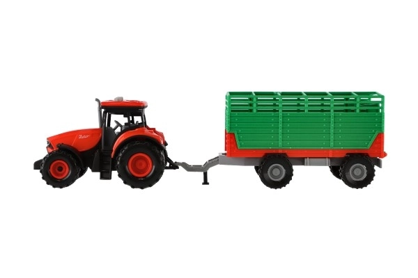 Traktor Zetor z przyczepą z efektami świetlnymi i dźwiękowymi - 36 cm