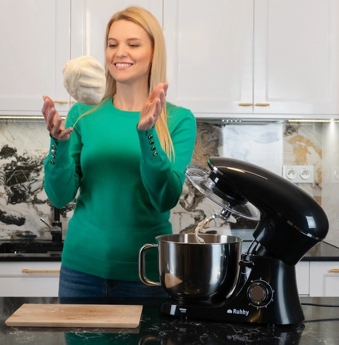 Ruhhy 16745 Robot kuchenny 6,2L+ 24 końcówek cukierniczych 2200W