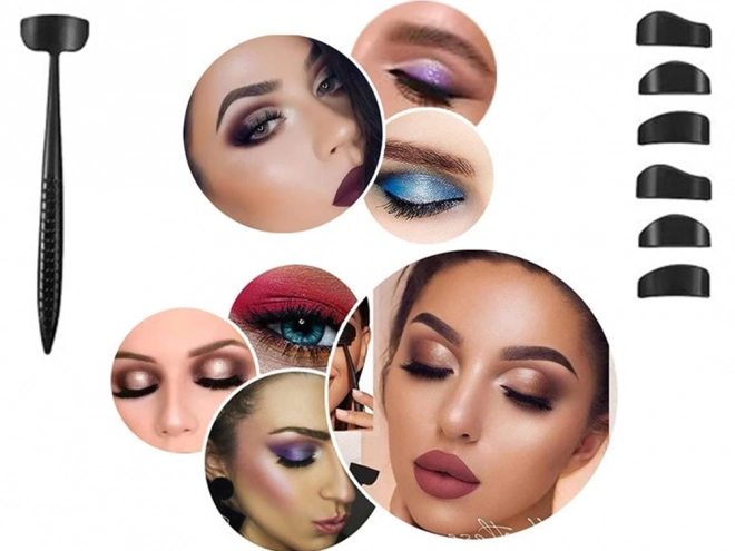 Zestaw silikonowych szablonów do eyelinerów