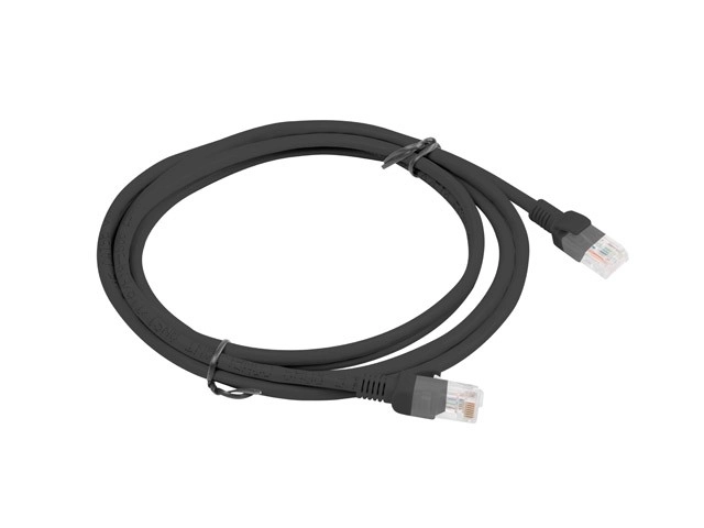 Patchcord kategorii 6 2m czarny
