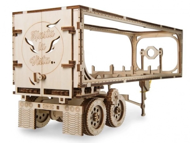 Ugears 3D puzzle - Przyczepa dla ciężarówki VM 03 - 138 elementów