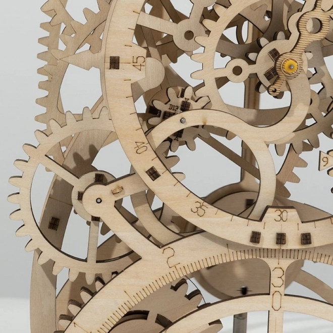 Zegar wahadłowy - 3D drewniane puzzle