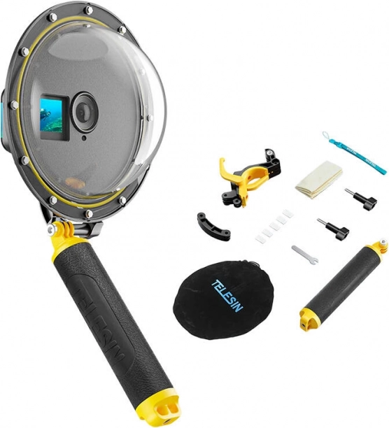 Wodoodporny dome port Telesin do DJI Action 3/4