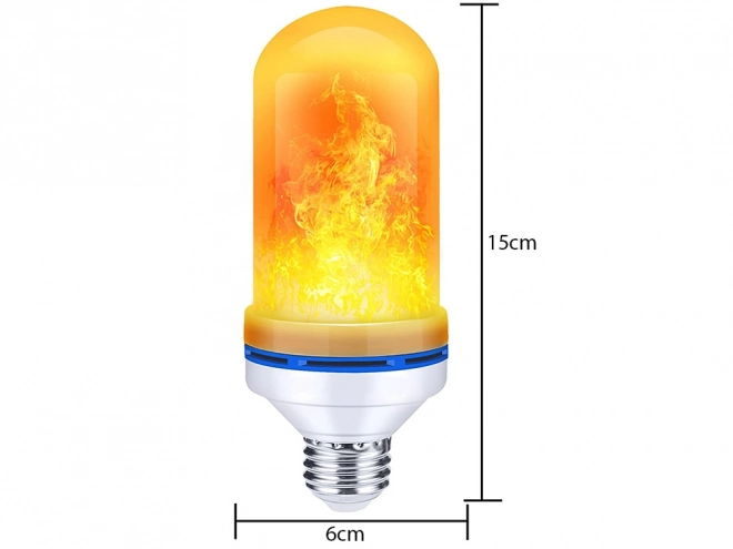 Żarówka LED z efektem żywego płomienia E27 9W