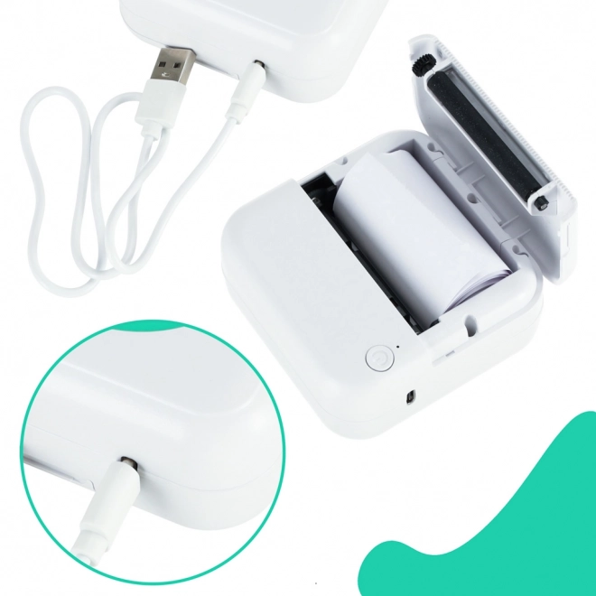 Mini drukarka termiczna do zdjęć i notatek z Bluetooth