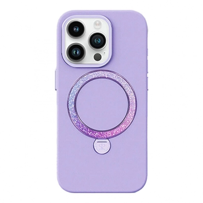 Etui na telefon Joyroom Dancing Circle dla iPhone 15 Pro fioletowe