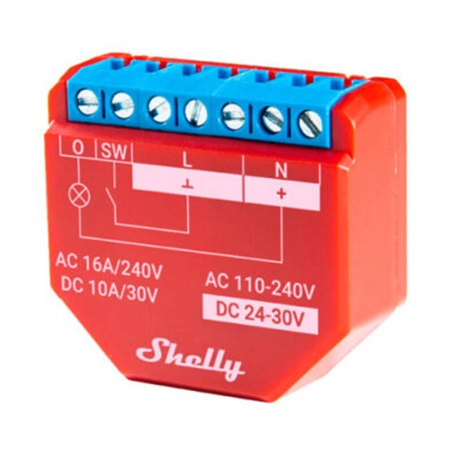 Przekaźnik Wi-Fi Smart Shelly Plus 1PM, 1 kanał 16A, z pomiarem mocy