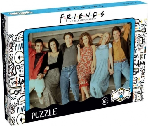 Puzzle Przyjaciele Schody 1000 elementów