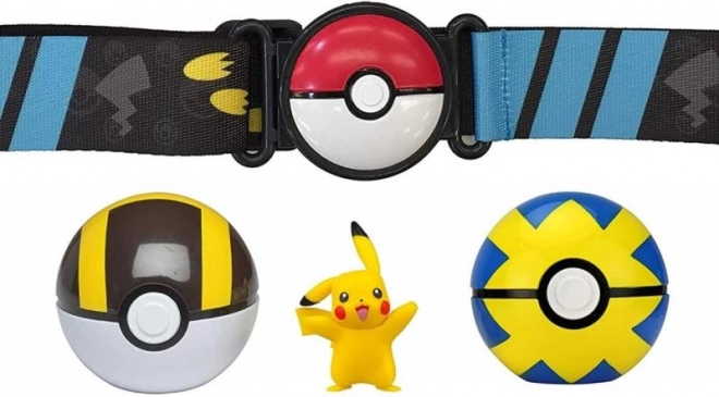POKÉMON Clip 'N' Go pasek z Poké Ballami i figurką