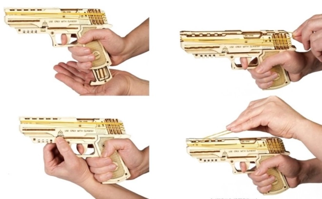 Funkcjonalny mechanizm na gumki