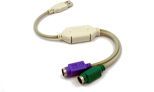 Adapter USB na 2x PS/2 (klawiatura i mysz)
