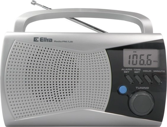 Przenośne radio KINGA 2 srebrne