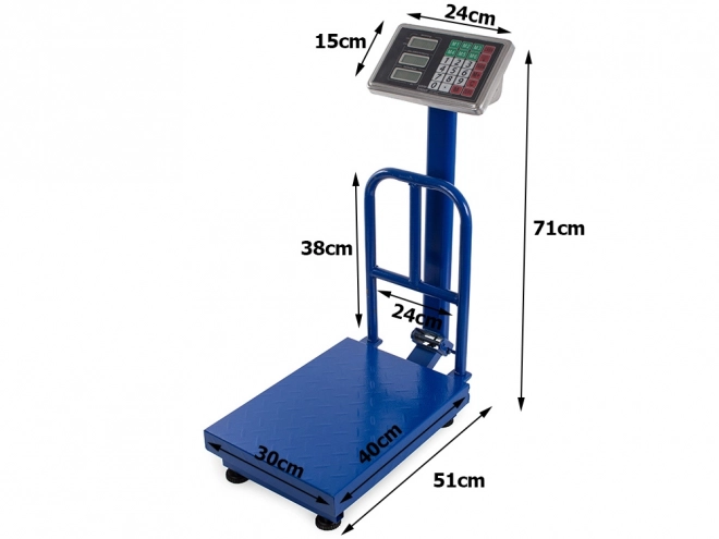 Elektroniczna waga z wyświetlaczem LCD 100 kg