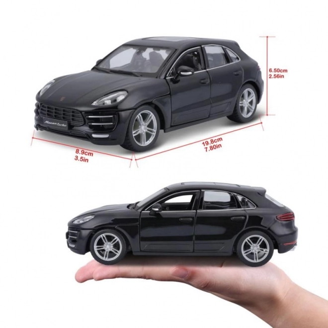 Bburago 1:24 Porsche Macan czarny 18-21077