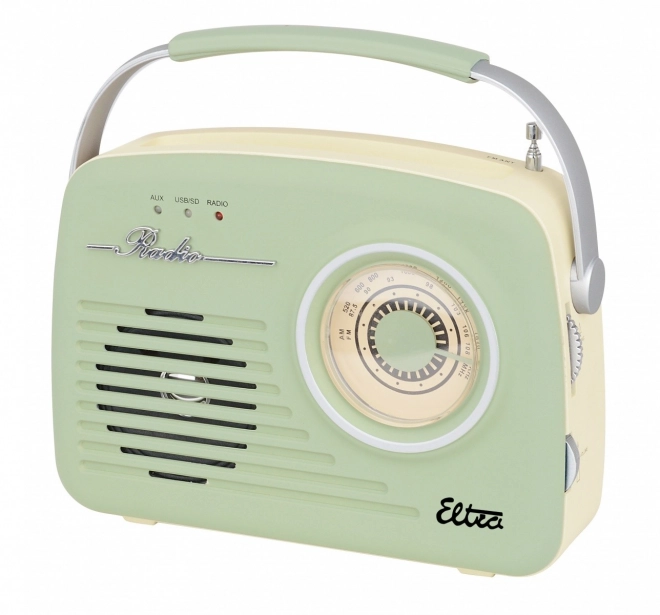Radio retro LUIZA SP-11 MP3 USB SD Miętowe